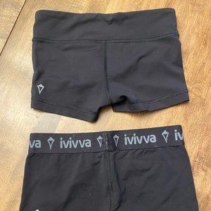 Ivivva by Lululemon Size 7 and Size 8 Rhythmic Shorts